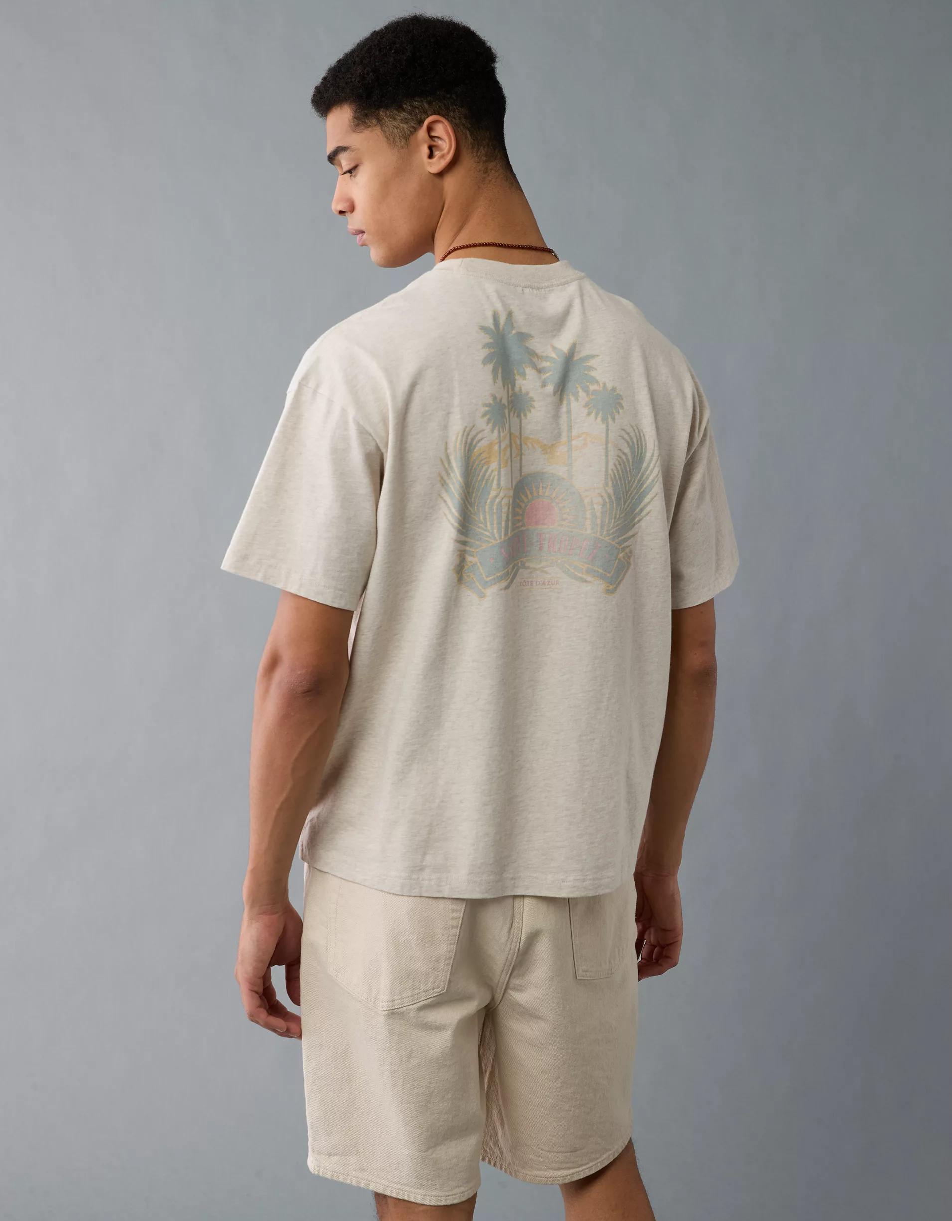 AE Boxy Destination Graphic T-Shirt Product Image