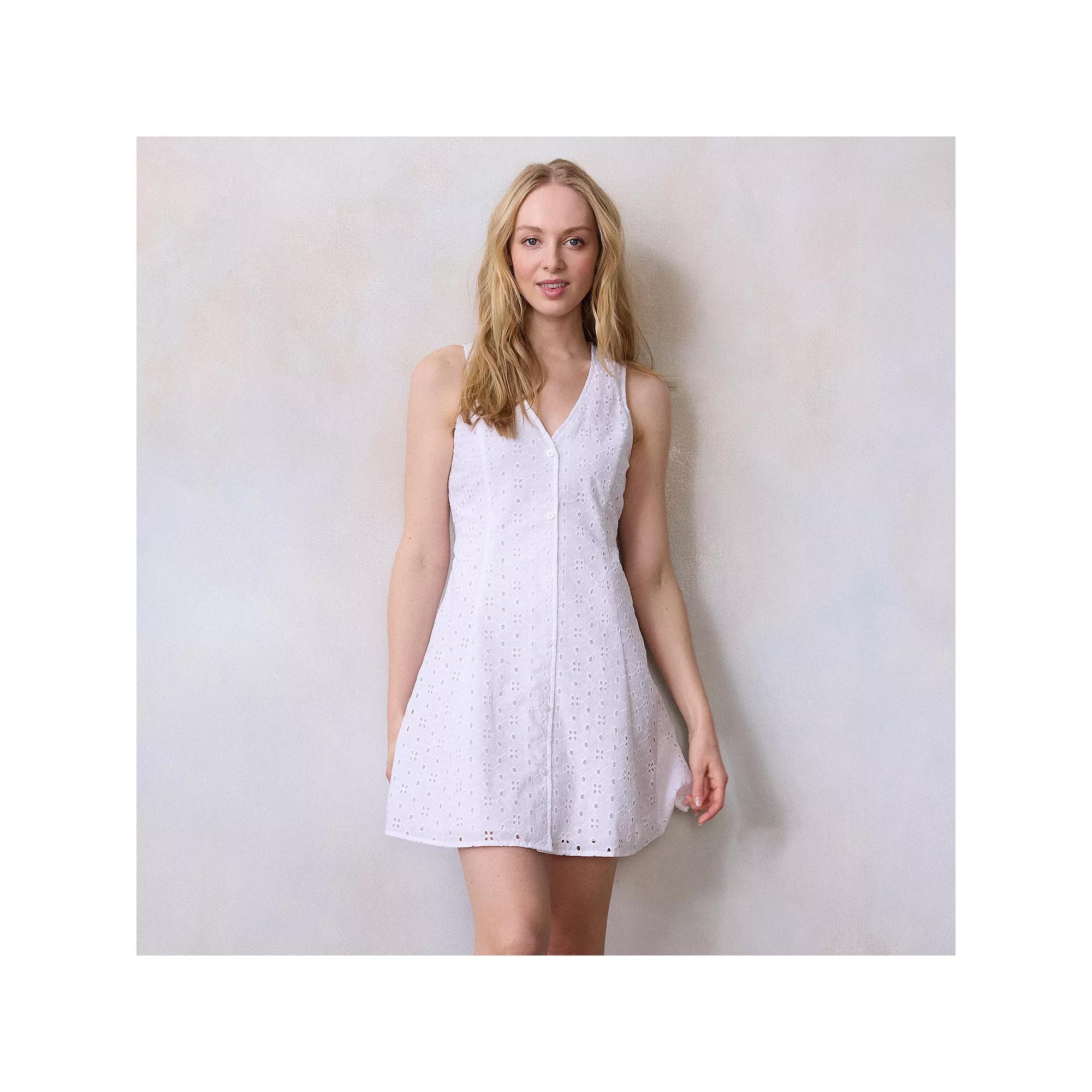 Women's LC Lauren Conrad Souvenir Sleeveless Mini Dress,  Product Image