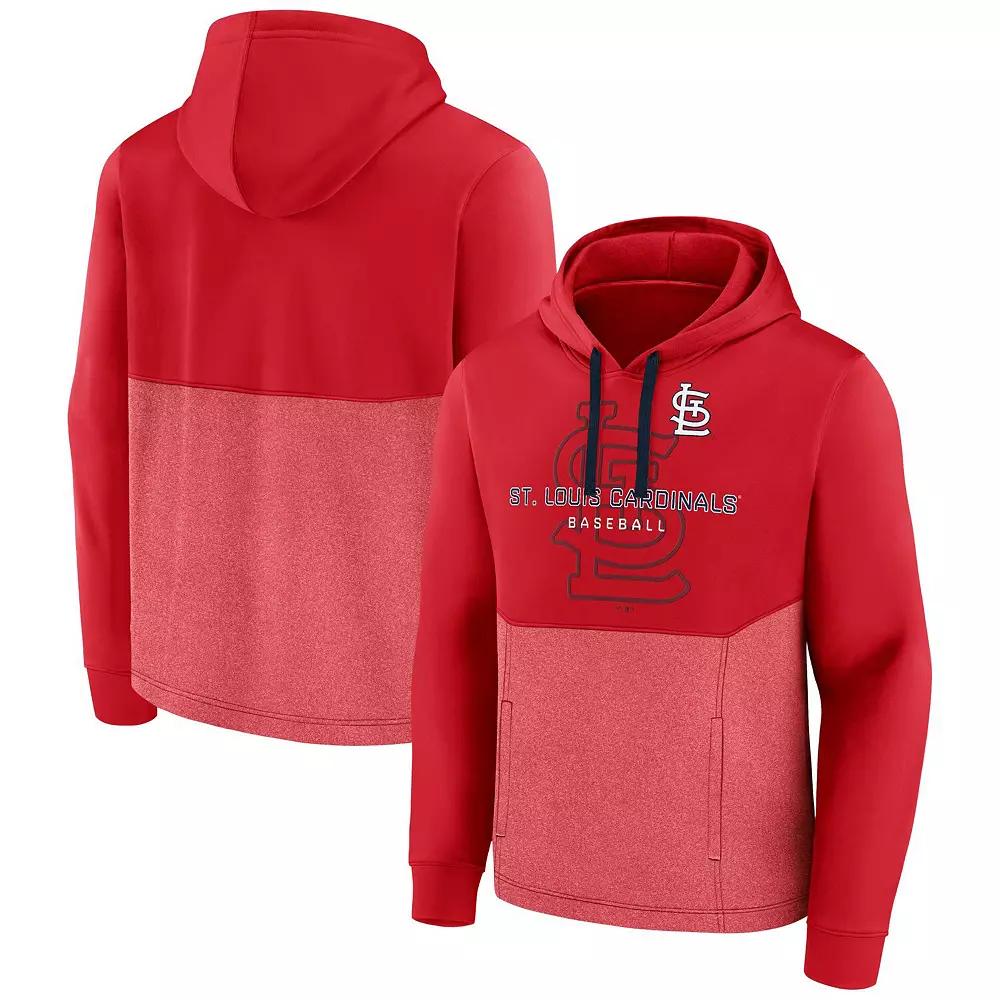 Men's Fanatics Branded Red St. Louis Cardinals Call the Shots Pullover Hoodie,  Product Image