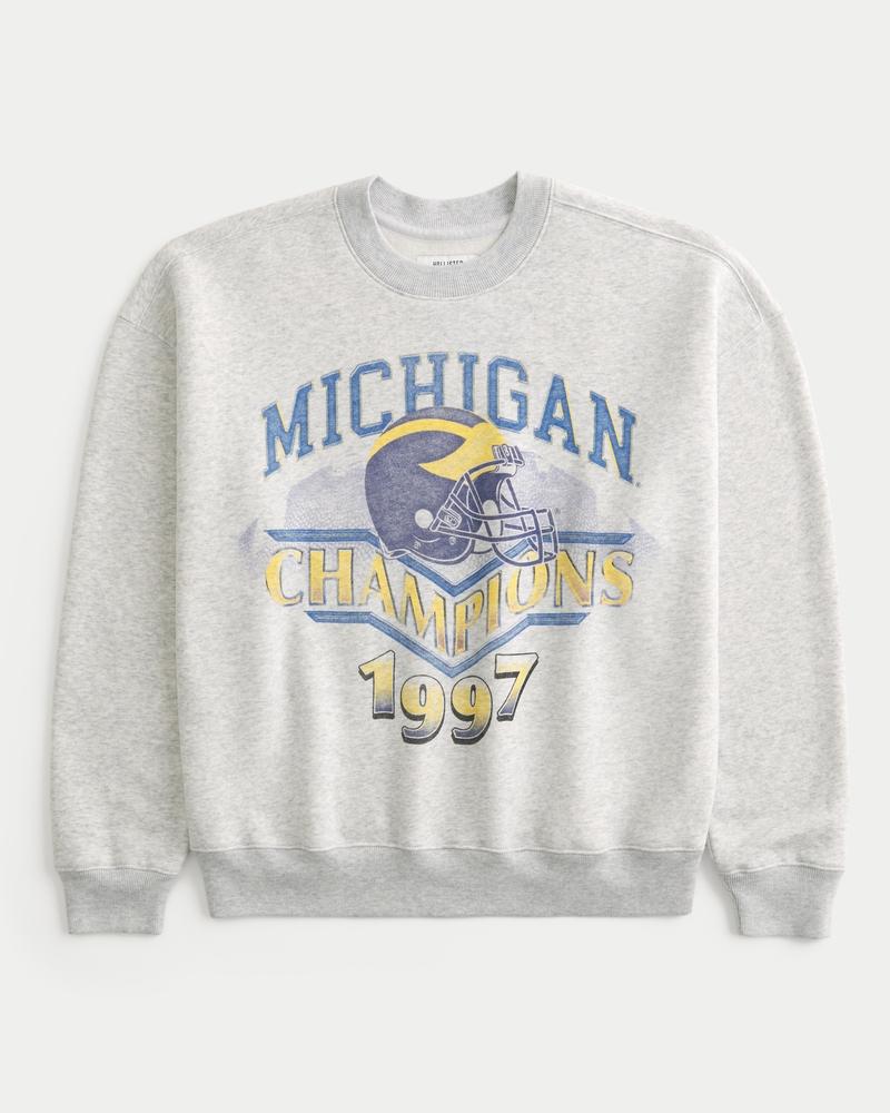 Northwestern Wildcats Graphic Crew Sweatshirt Product Image