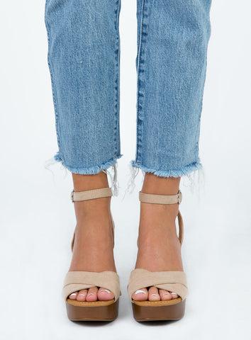 Therapy Camellia Heels Cashew Product Image