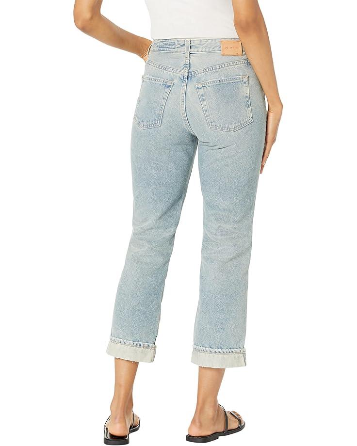 Women's AG Jeans Alexxis Crop High-Rise Vintage Fit in 21 Years Road Trip Destructed Product Image