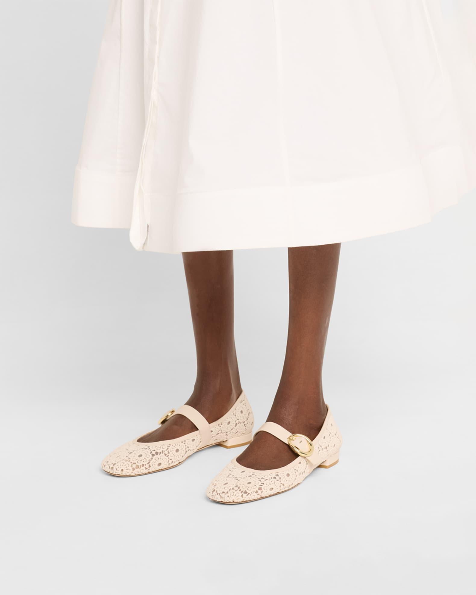Arabella Cotton Mary Jane Ballerina Flats Product Image