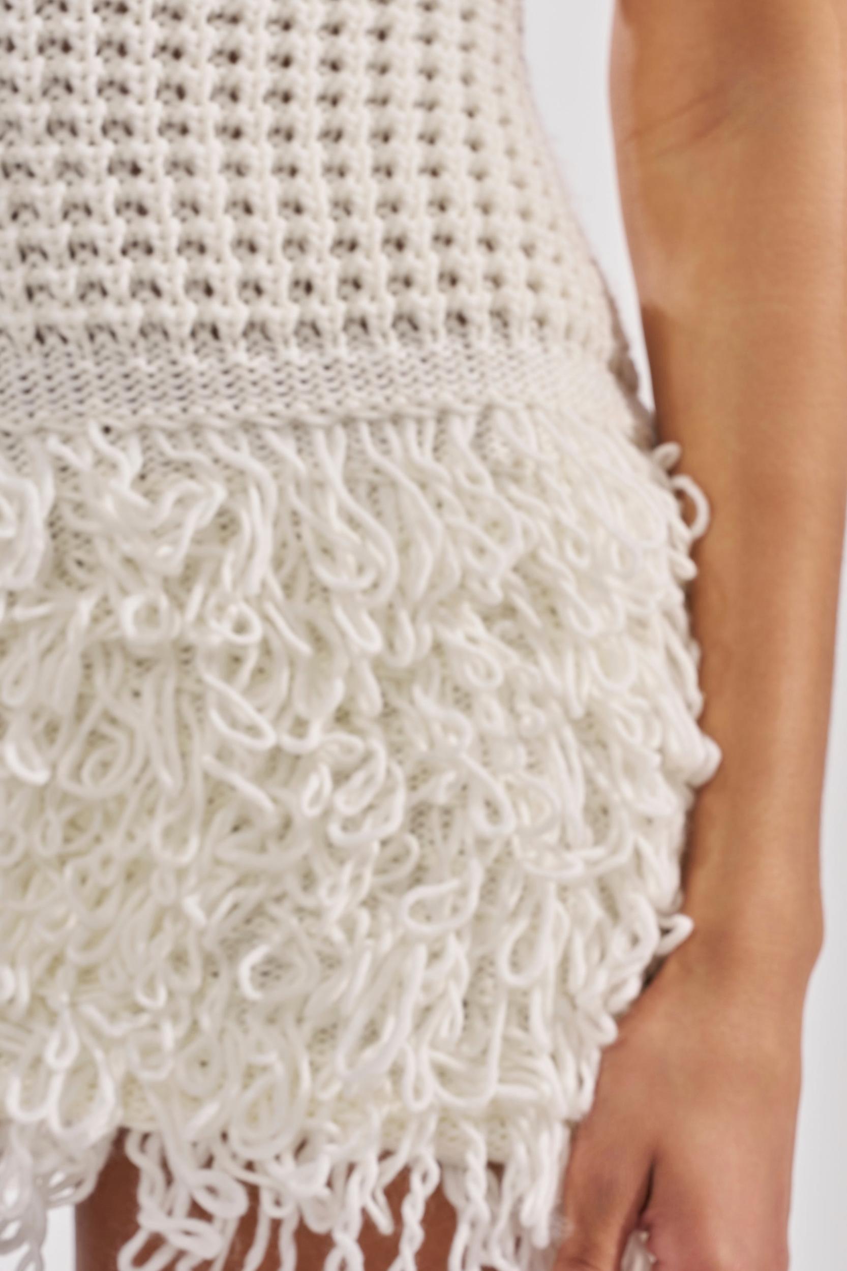 CROCHET CUTIE MINI DRESS Product Image