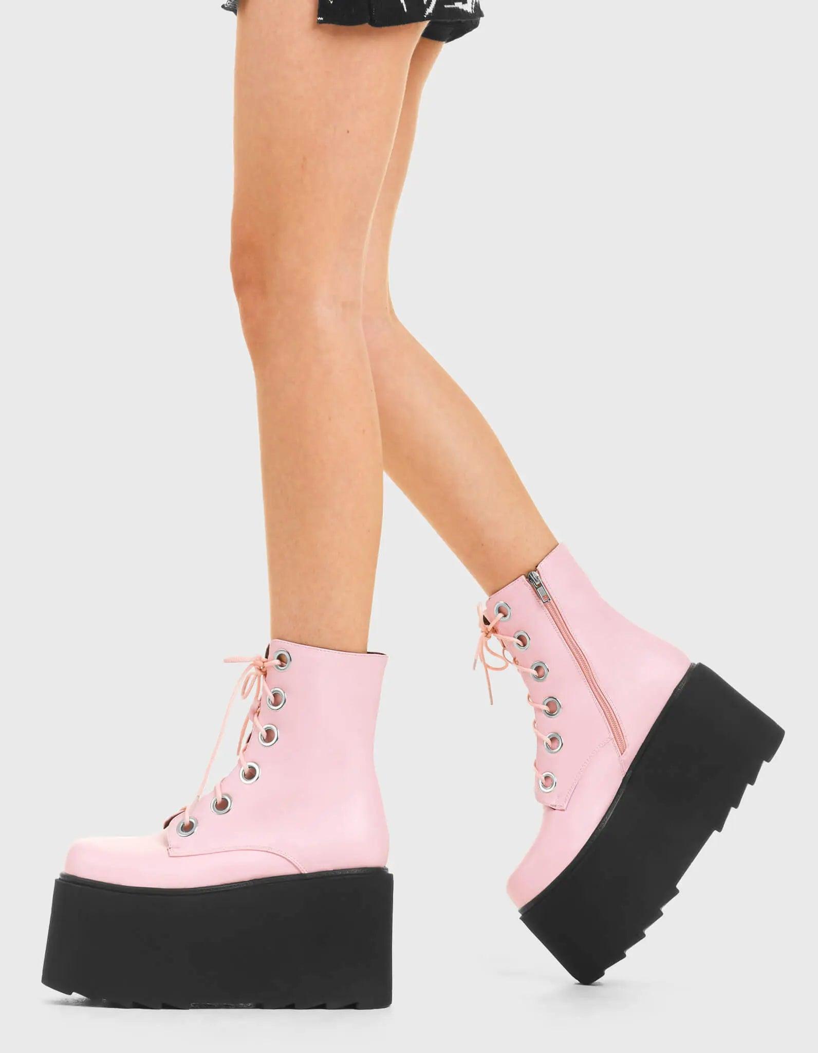 Renegade Chunky Platform Ankle Boots Product Image