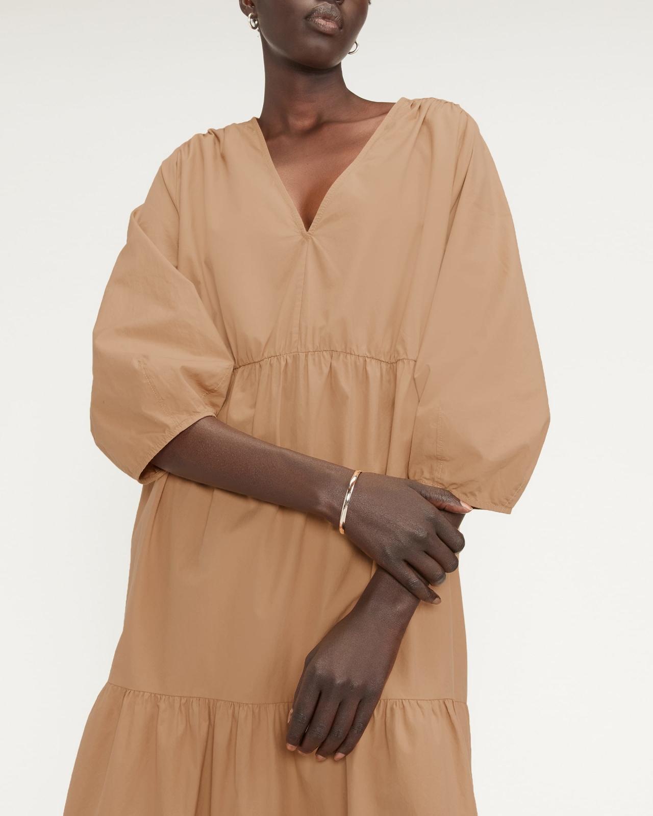 The Poplin Tiered Dress Product Image