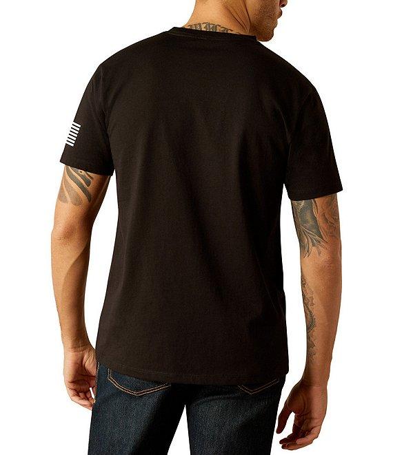 Ariat Shield Flag Short Sleeve Logo Graphic T-Shirt Product Image
