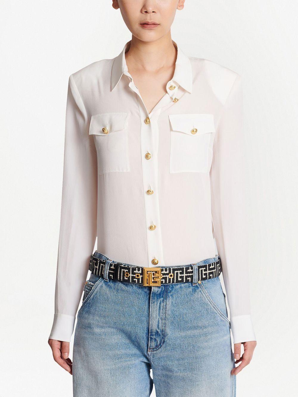 monogram-pattern belt Product Image