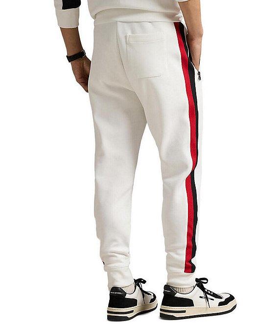 Polo Ralph Lauren Striped Motorsport Double-Knit Jogger Pants Product Image