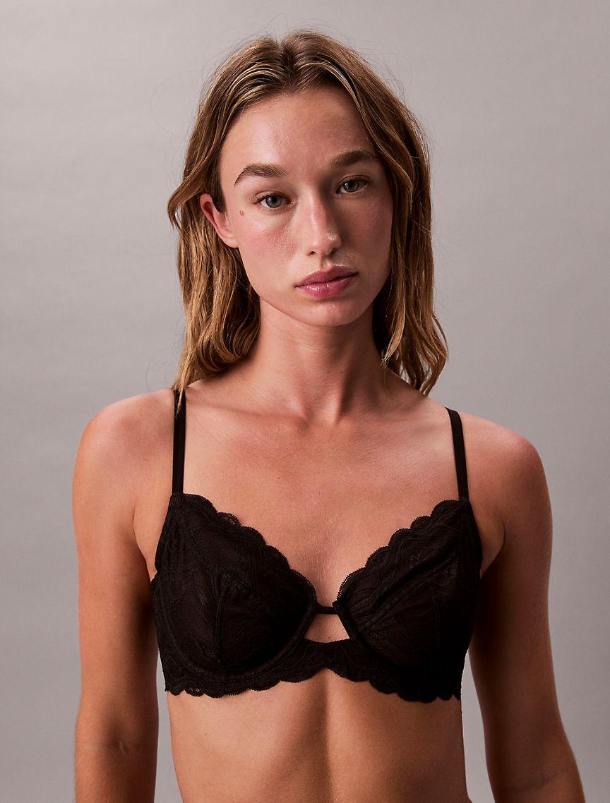 Sensual Stretch Lace Unlined Full Coverage Bra Product Image