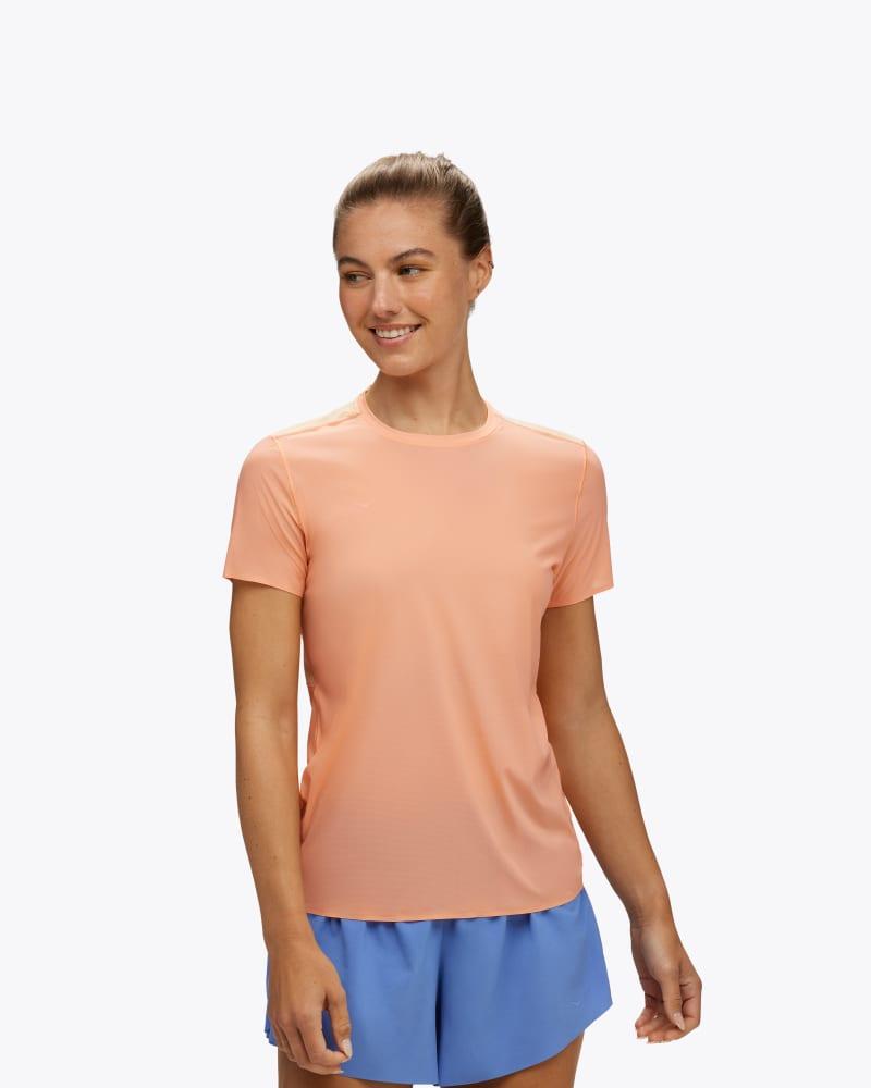 HOKA Womens Airolite Run Short Sleeve Shirt Product Image