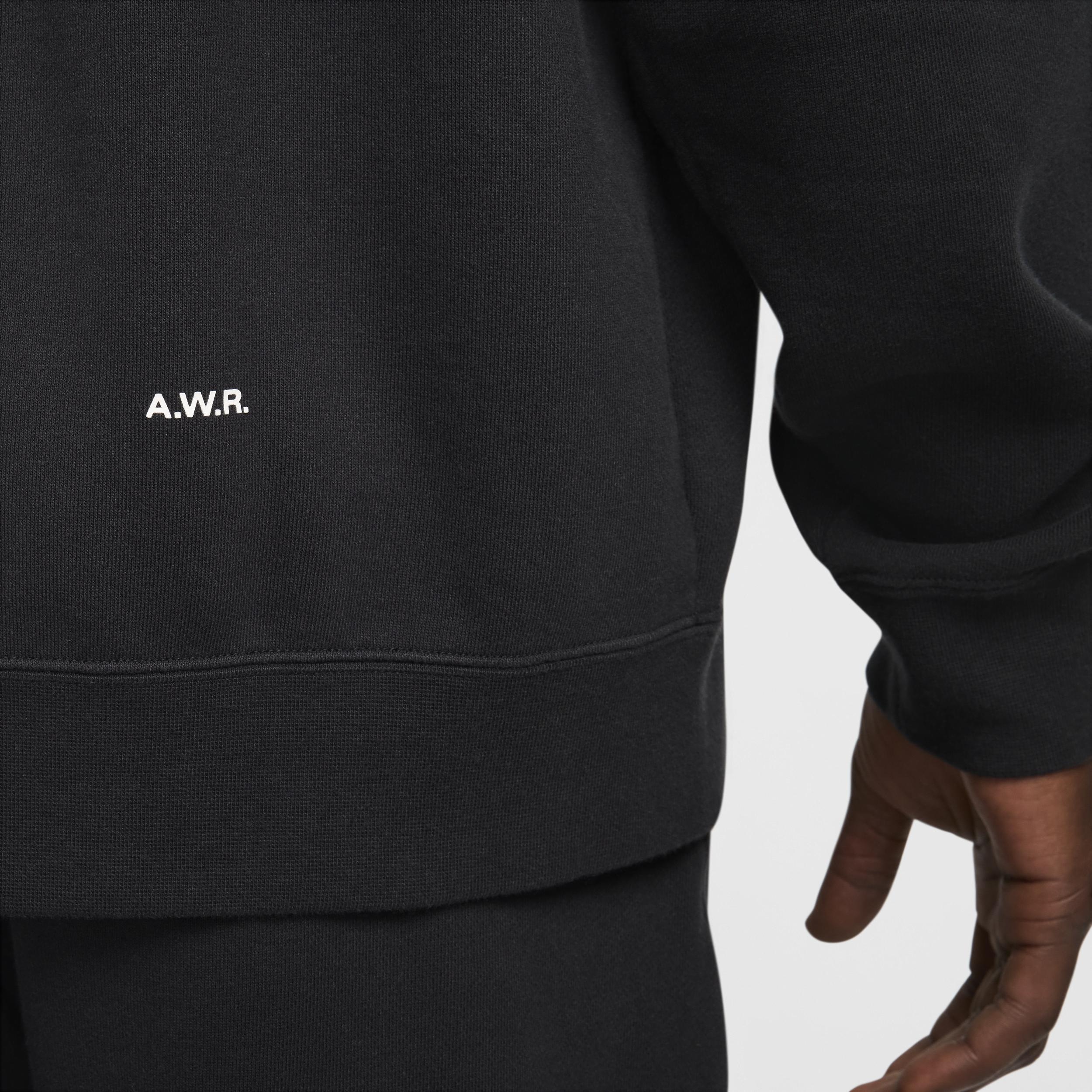 Nike Mens Nike NRG Nocta CS Fleece Crew - Mens Black/White Product Image