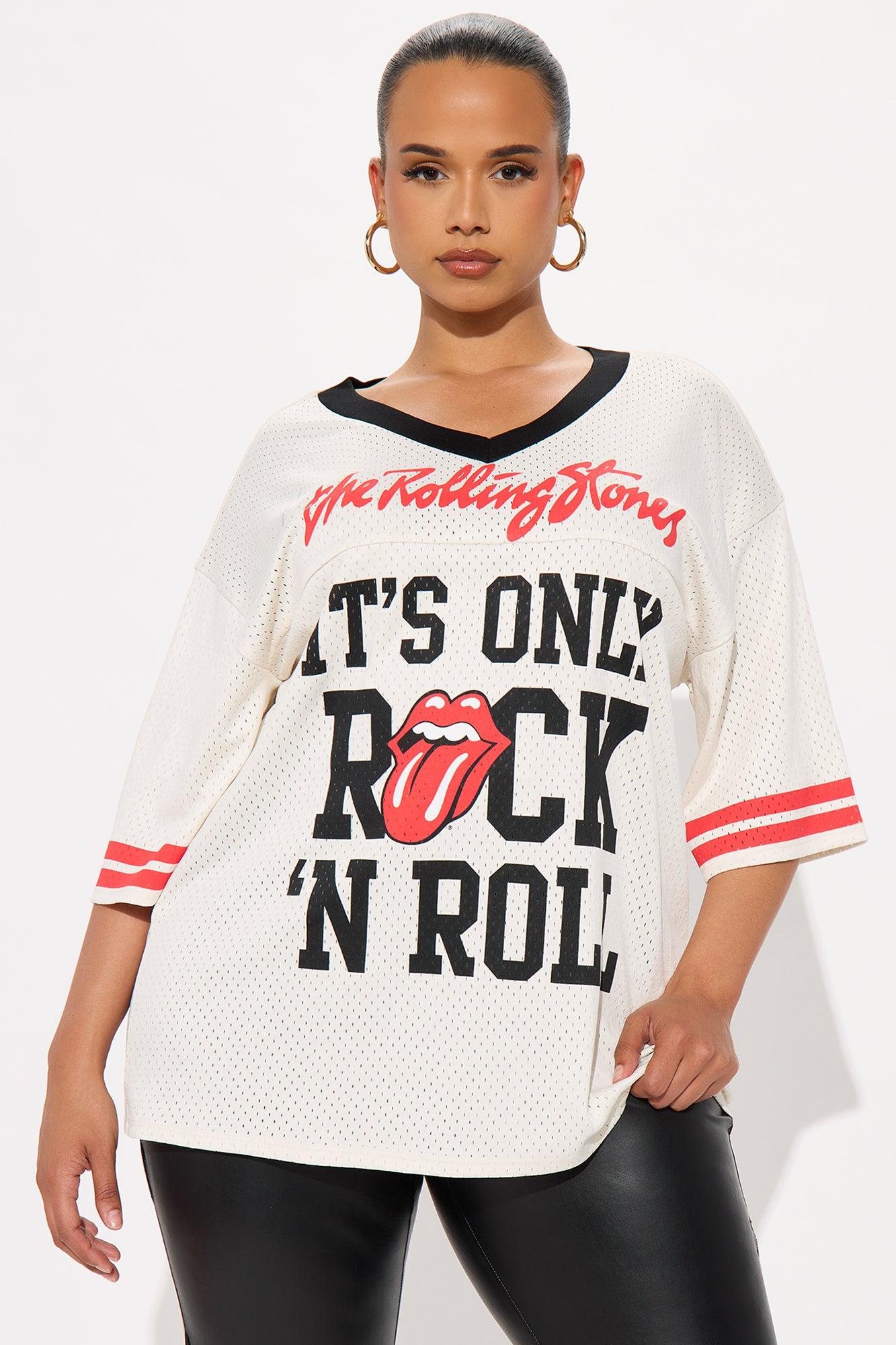 The Rolling Stones Jersey Tee - Cream Product Image