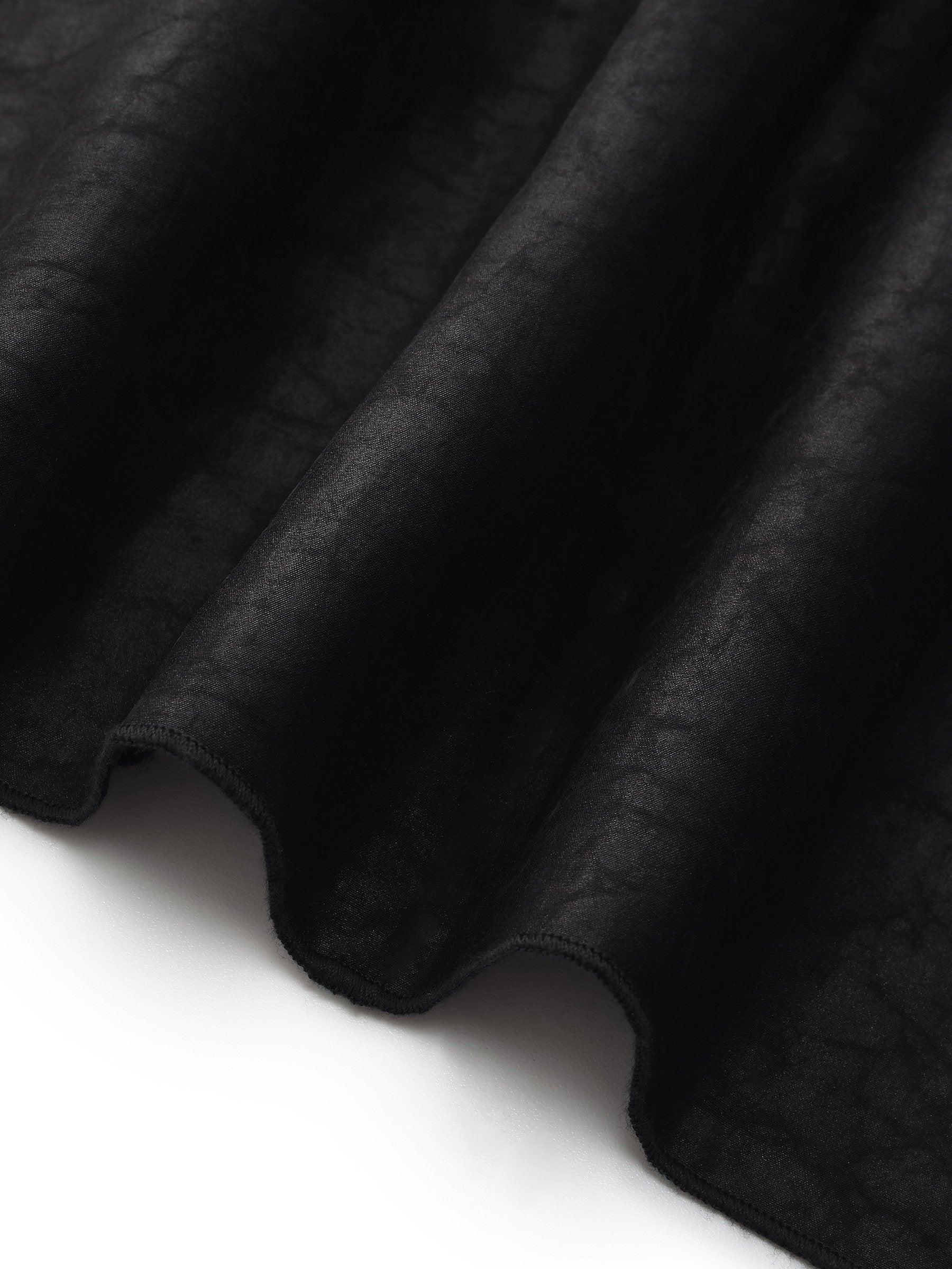 18MM Xiang Yun Silk Pockets Women Loose Fit Midi Dress Product Image