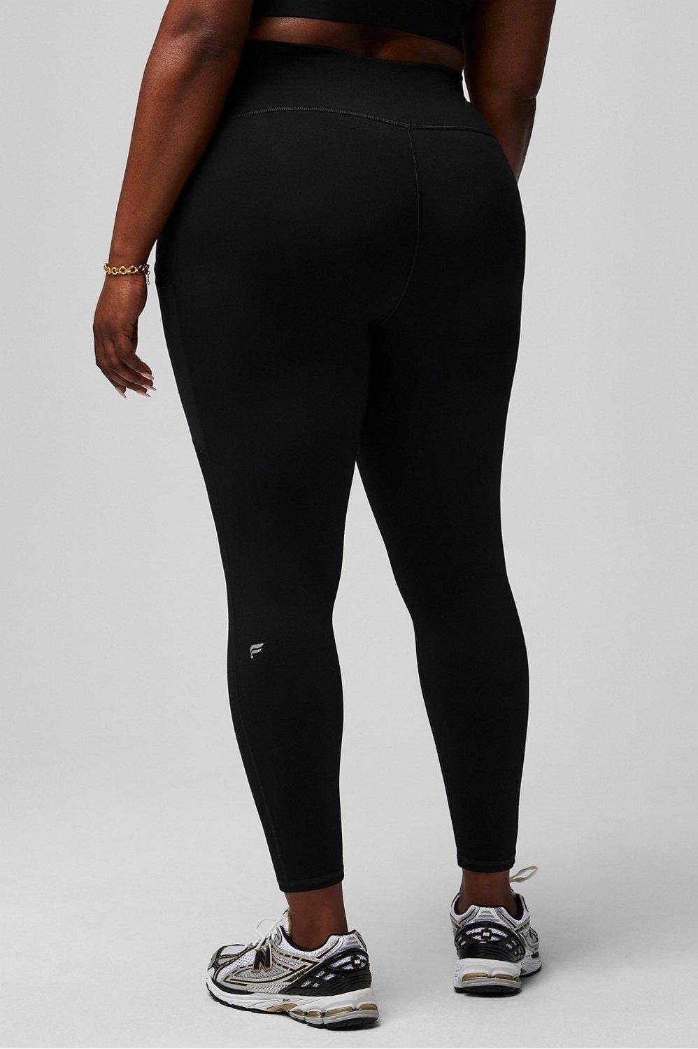 Fabletics On-the-Go High-Waisted Legging Womens black Size XXS Product Image