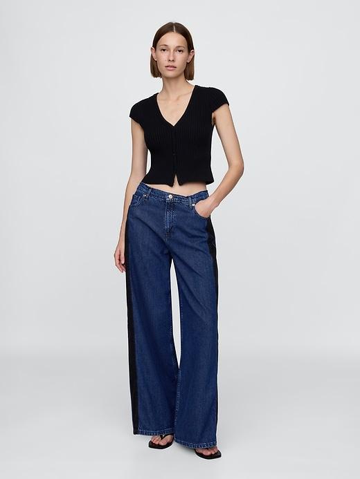 Mid Rise UltraSoft Baggy Jeans Product Image