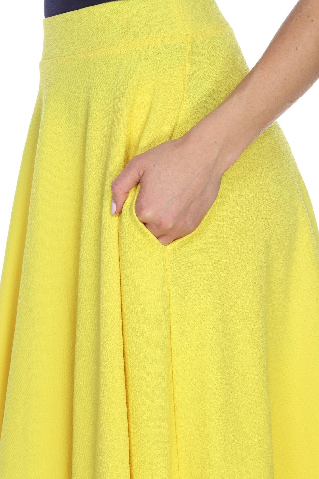 Tasmin Flare Midi Skirts Product Image
