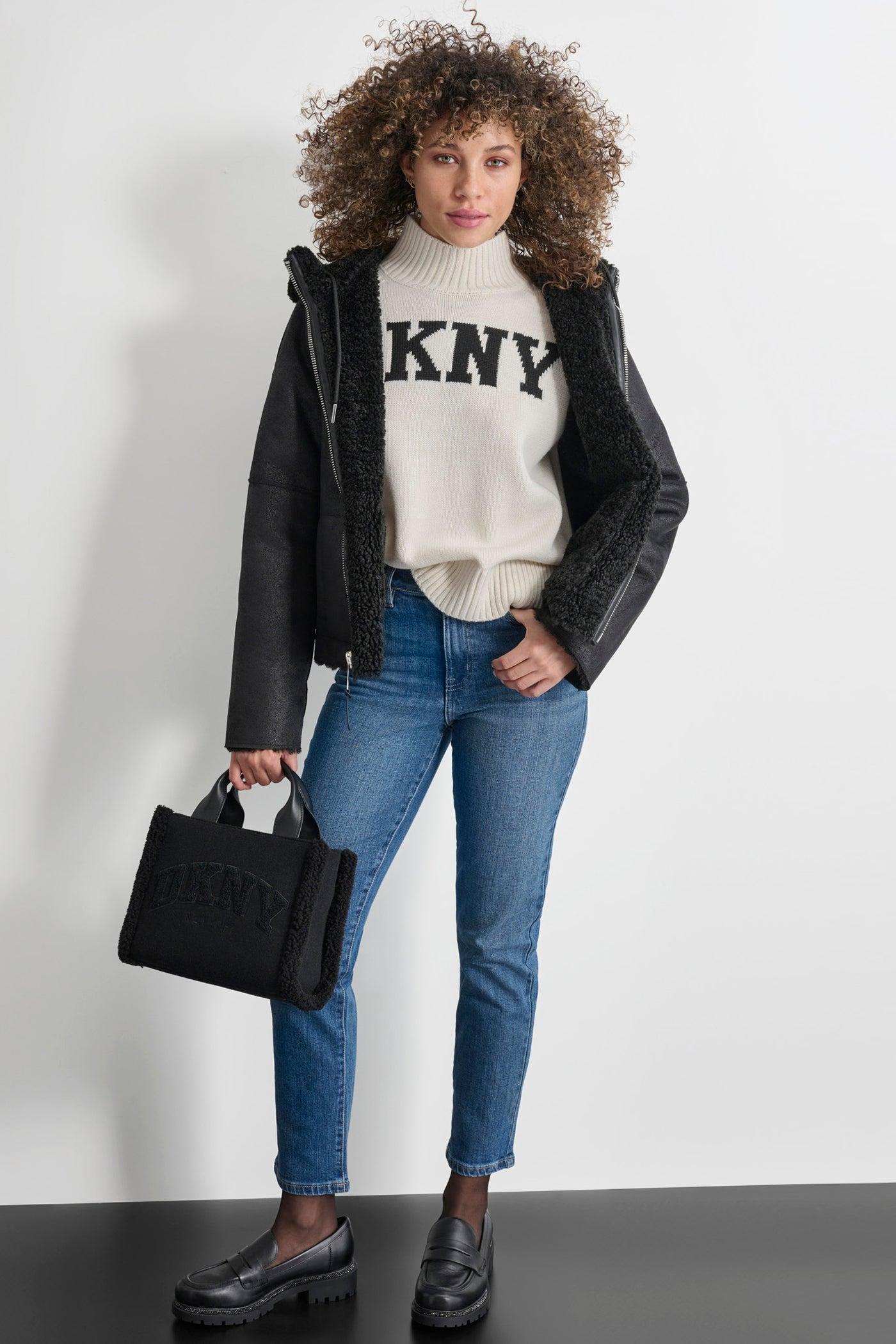 REVERSIBLE FAUX SHEARLING JACKET Product Image