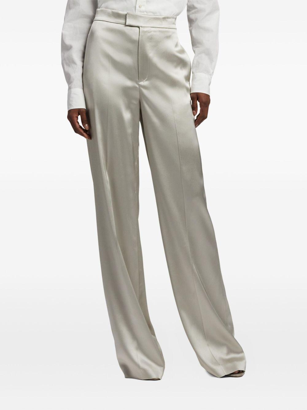 satin tailored trousers Product Image