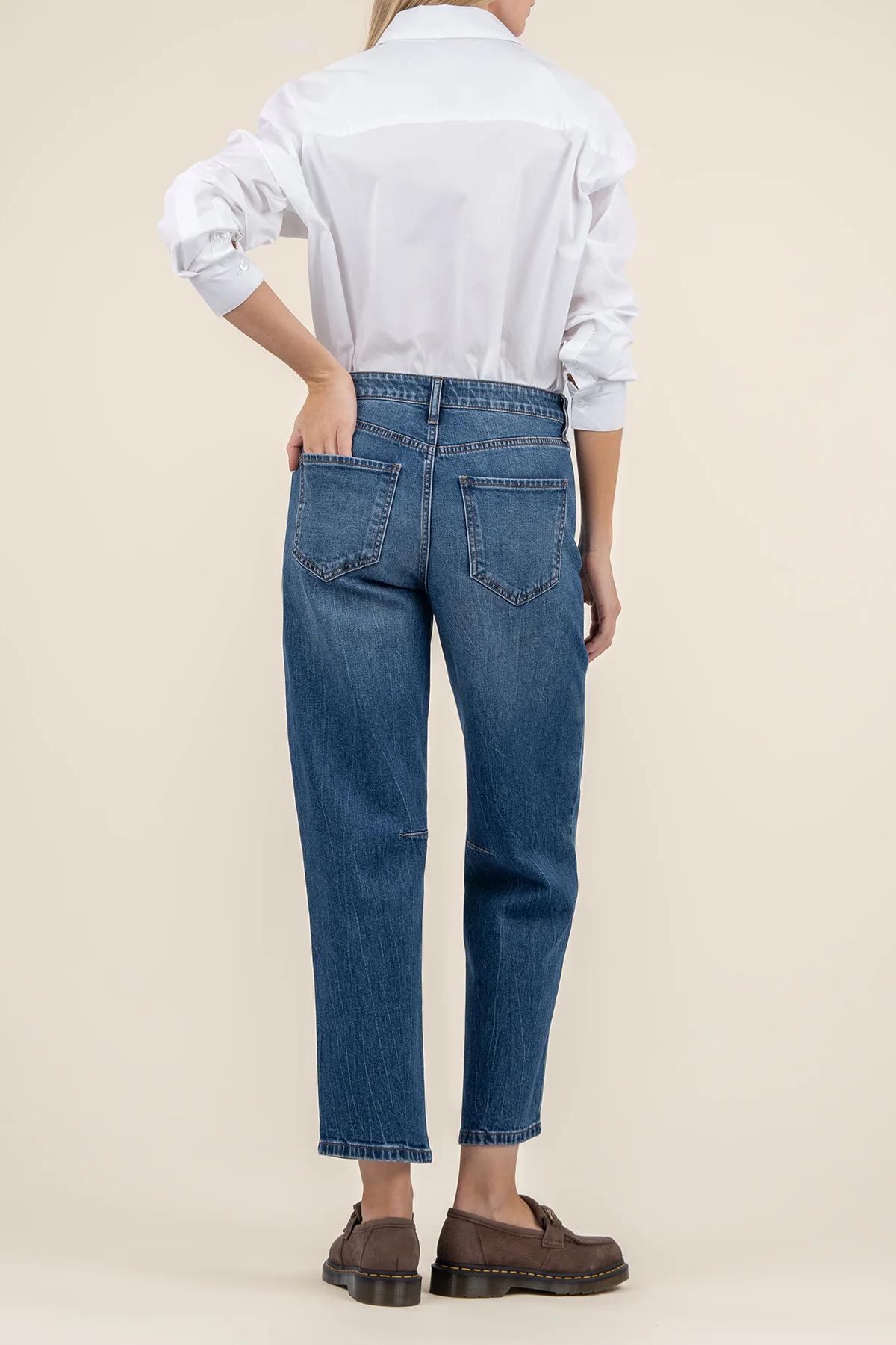 Ashley High Rise Slouchy Barrel Leg- Dedication w/ Dark Base Product Image