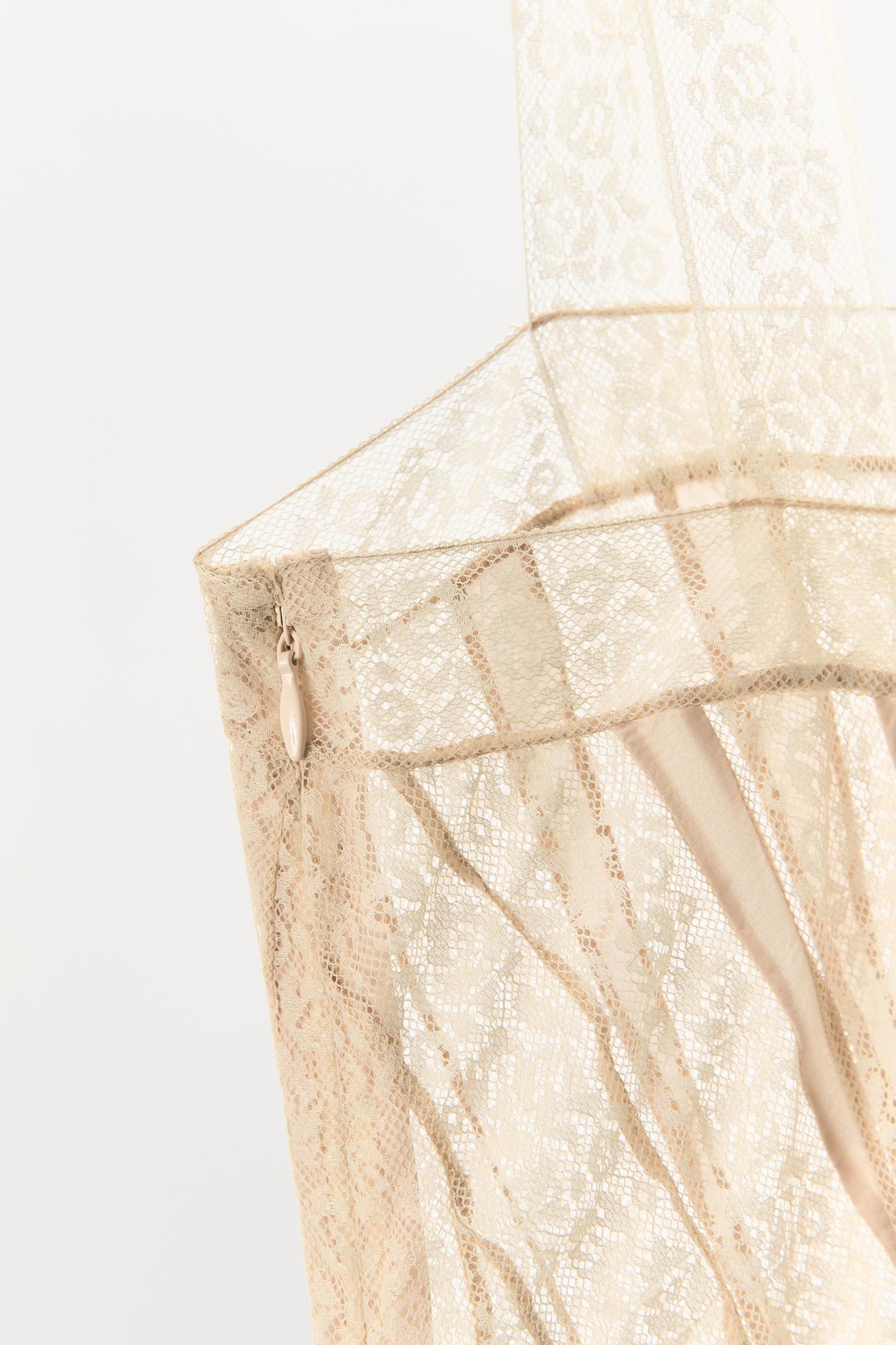 RUFFLED LACE DRESS Product Image