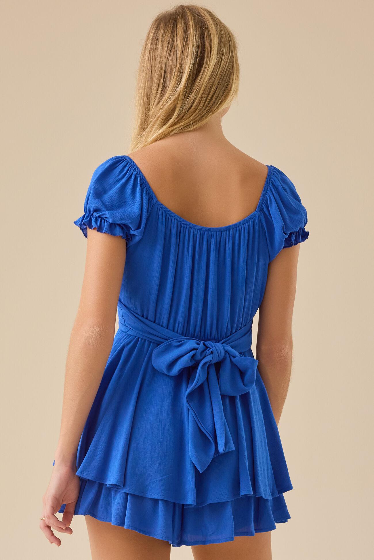 Haisley Layered Crossover Romper Product Image