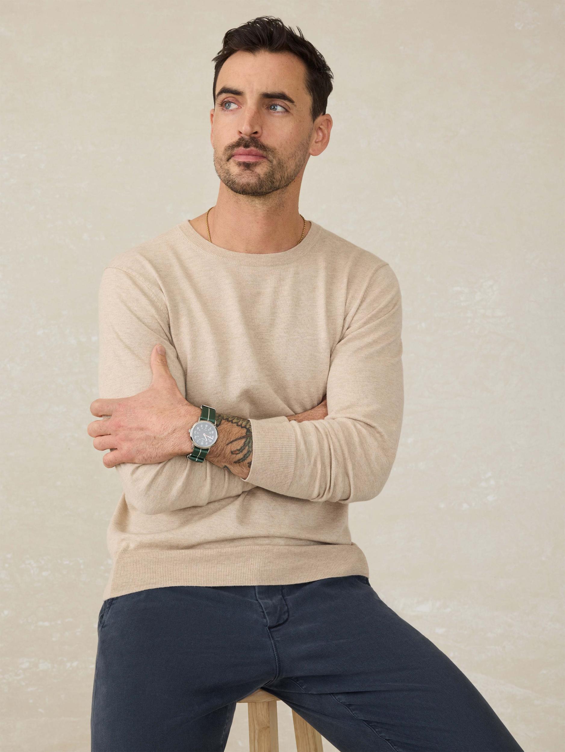 Movement™ Crewneck Sweater - Soft Dune Heather Male Product Image
