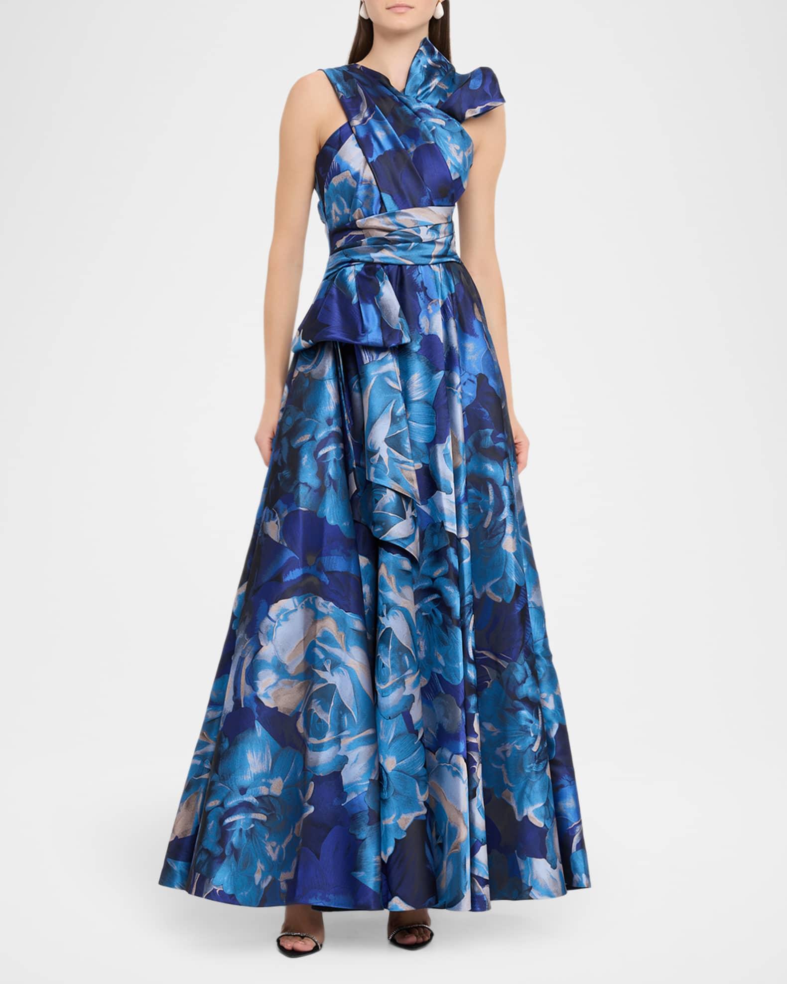 Rose Jacquard Gown Product Image