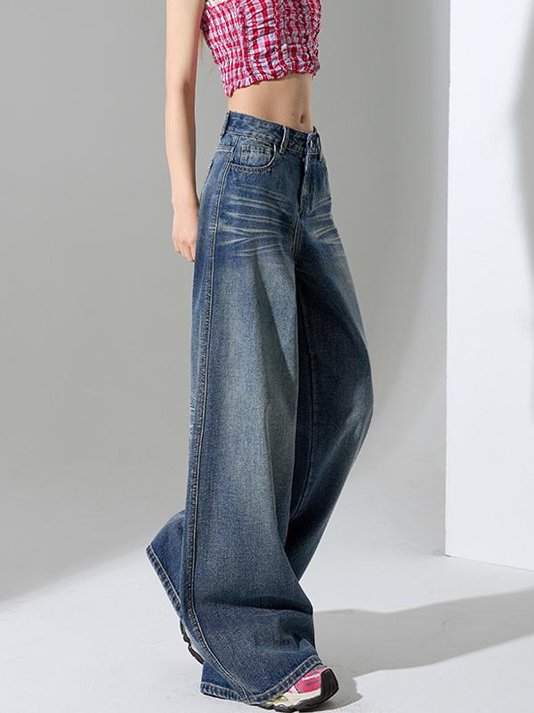 Loose-Fitting Boyfriend Jeans Product Image