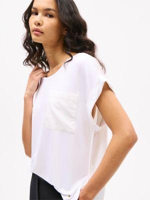 Dolman-Sleeve Crewneck Pocket T-Shirt Product Image