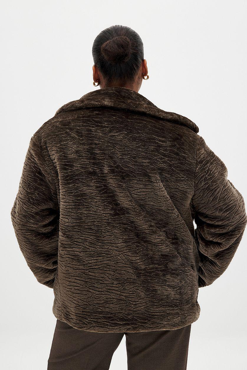 Faux Fur Short Jacket Product Image