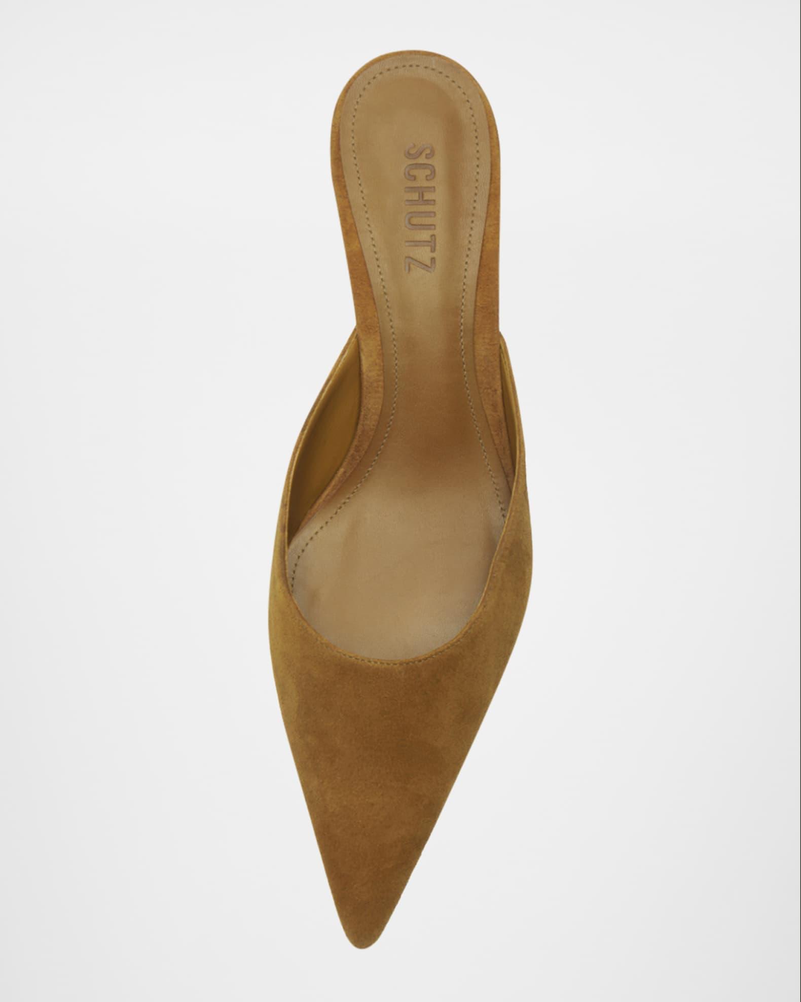 Julie Suede Mule Pumps Product Image