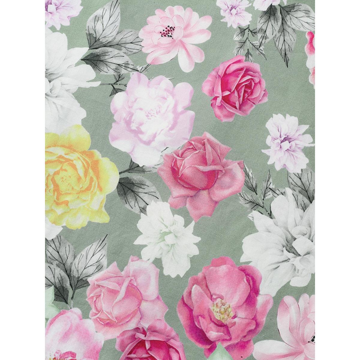 Plus Size Floral Print Hem Cami Pockets Midi Dress Greenbean Women Non Sleeveless Curvy BloomChic 10/M Product Image