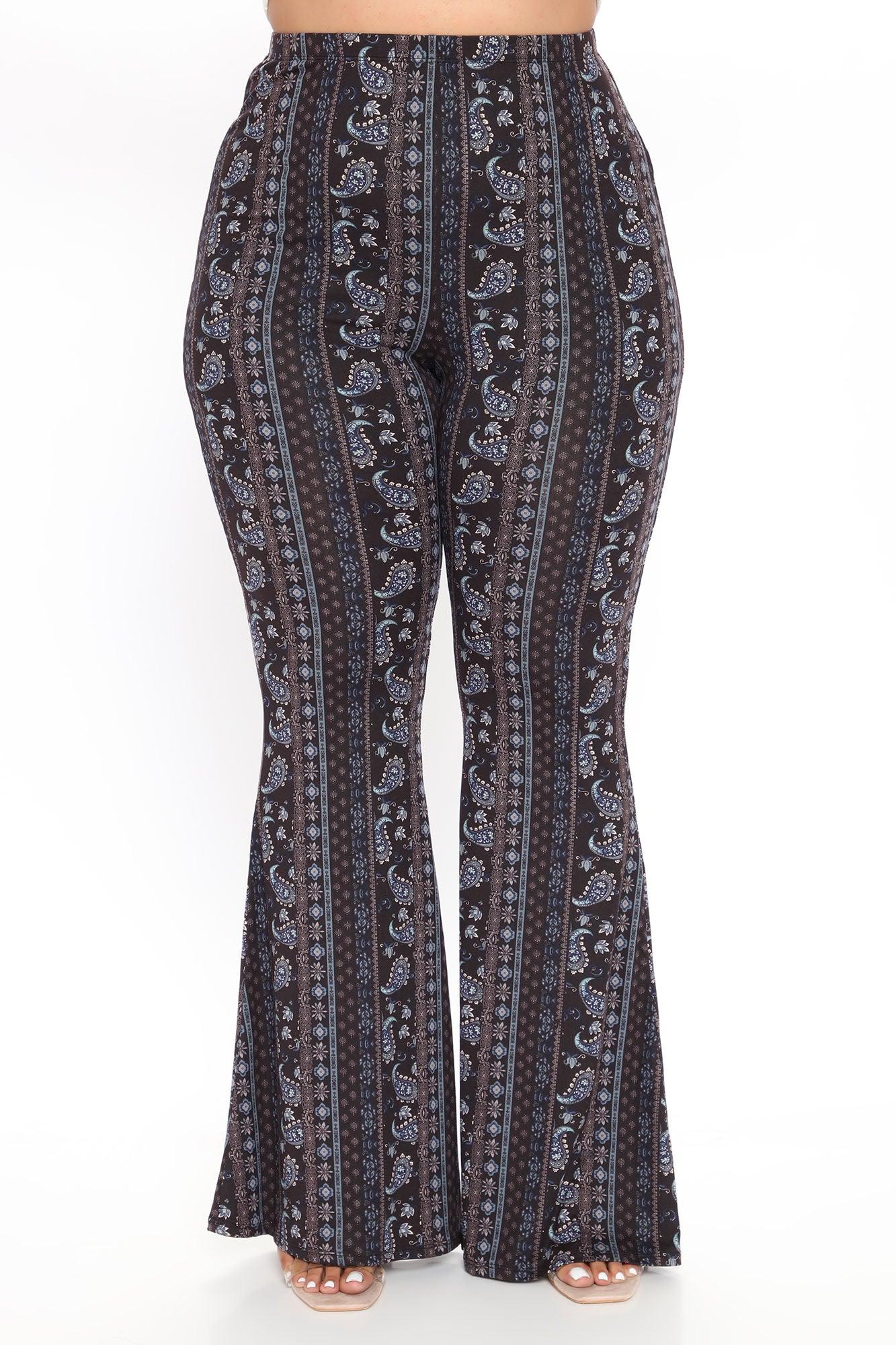 Astrid Flare Pants - Black/combo Product Image