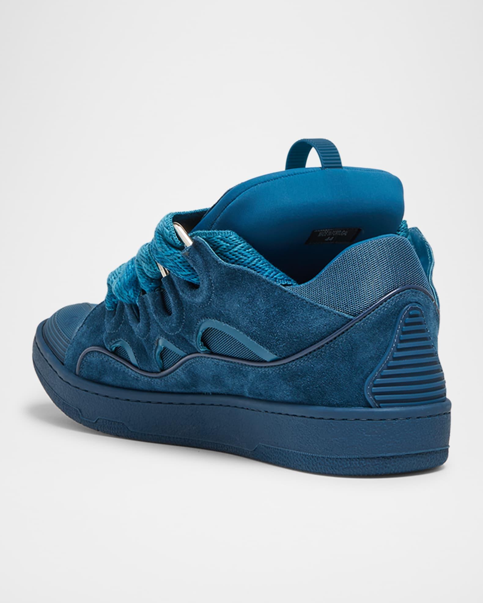 Men's Curb Suede Low-Top Sneakers Product Image