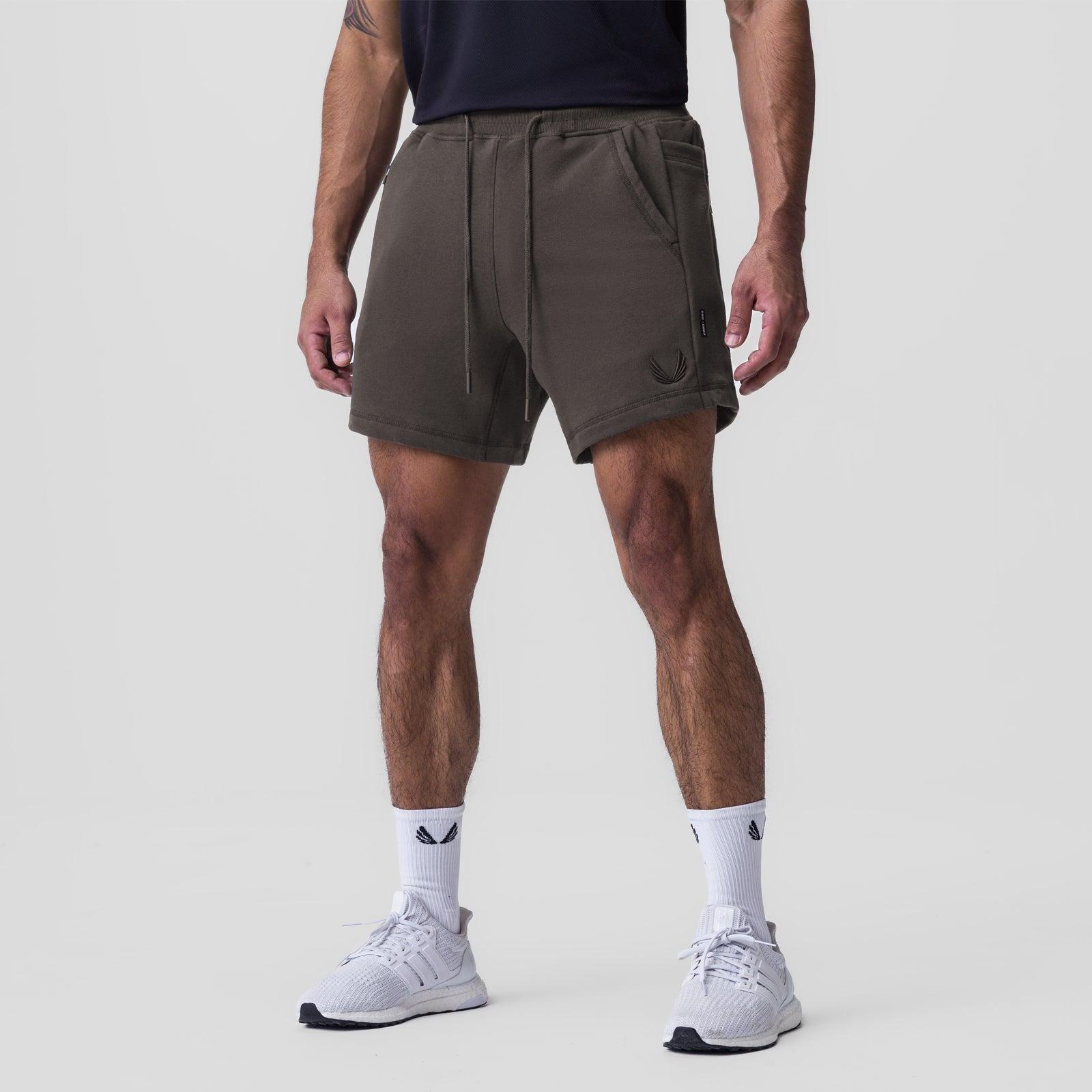 0867. Tech-Terry™ Sidelock Sweat Short - Deep Taupe Male Product Image