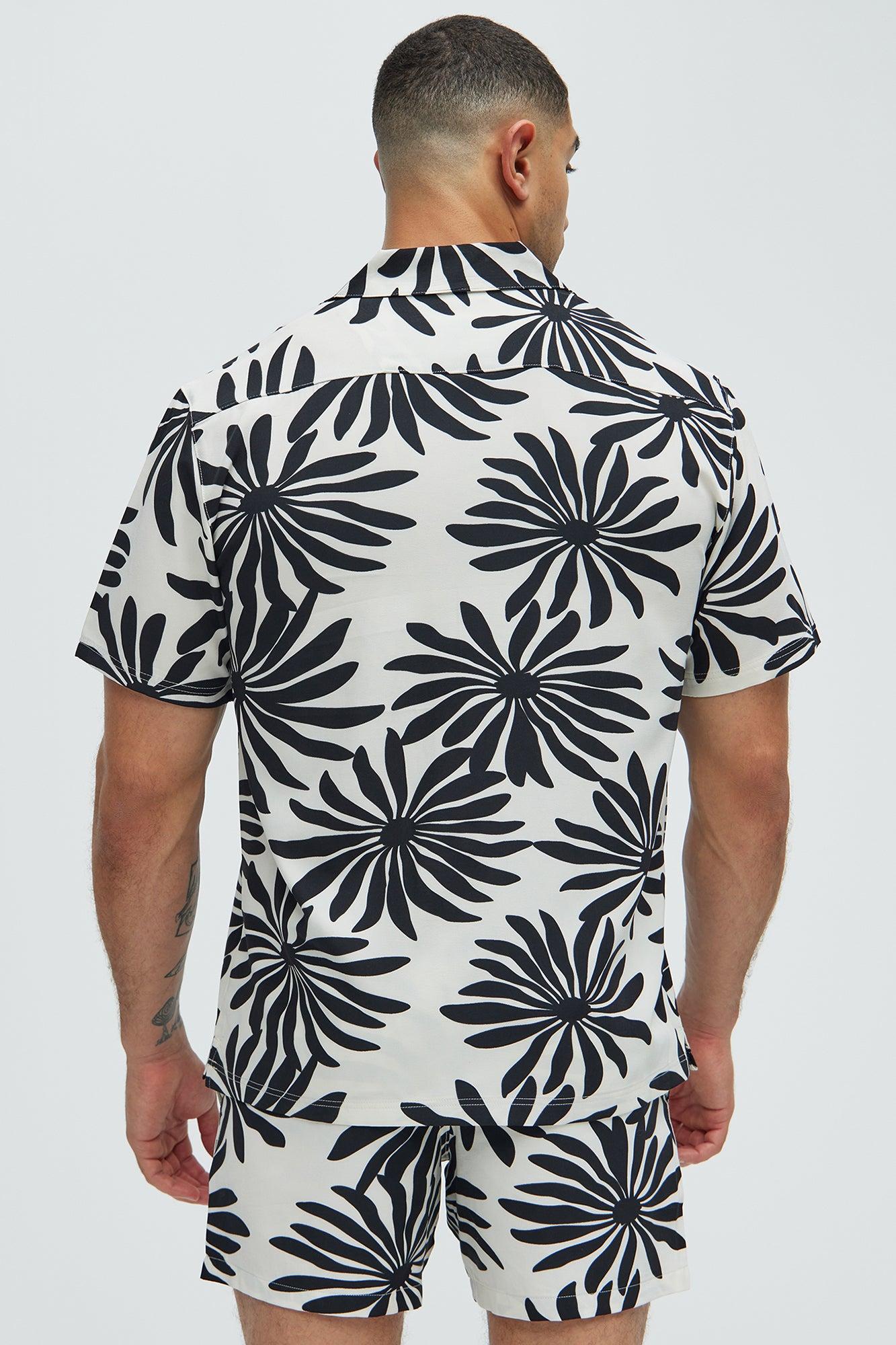 Floral Mod Shirt - Off  White/combo Product Image