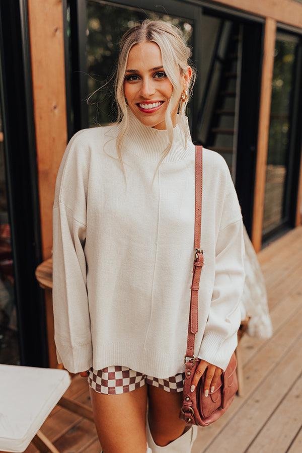 Cool Evening Knit Sweater Product Image