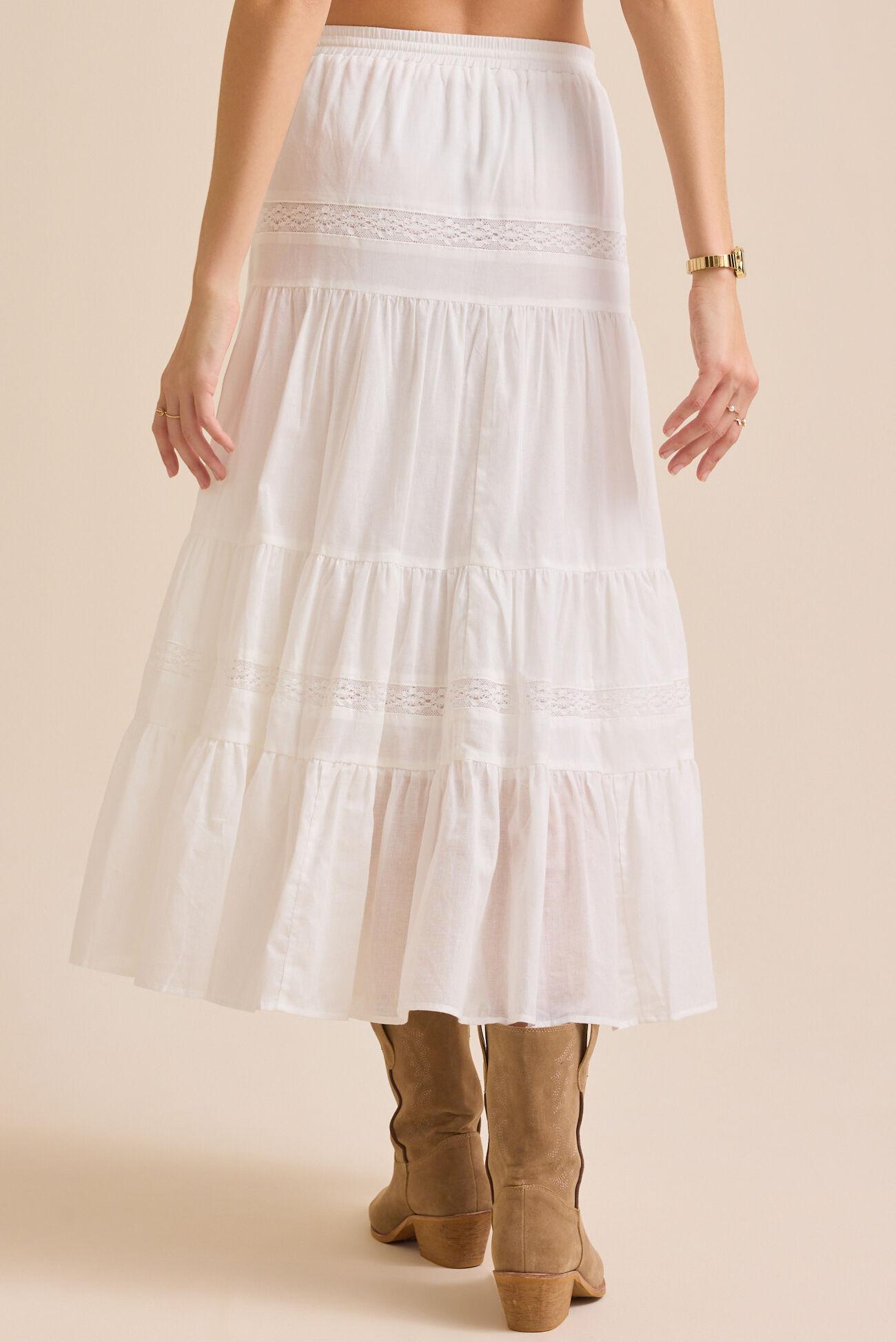 Austin Lace Midi Skirt Product Image