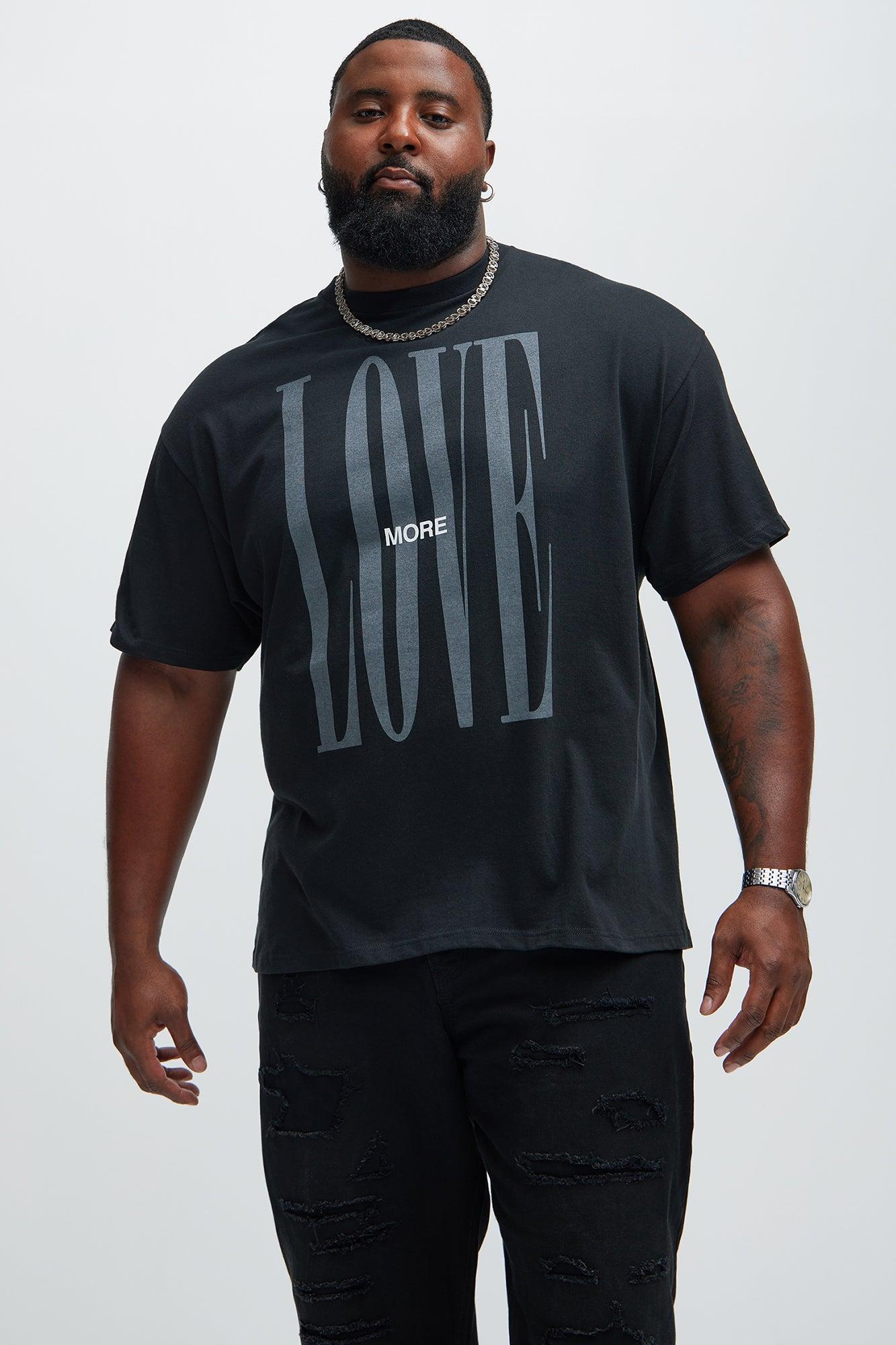 More Love Short Sleeve Tee - Black Product Image