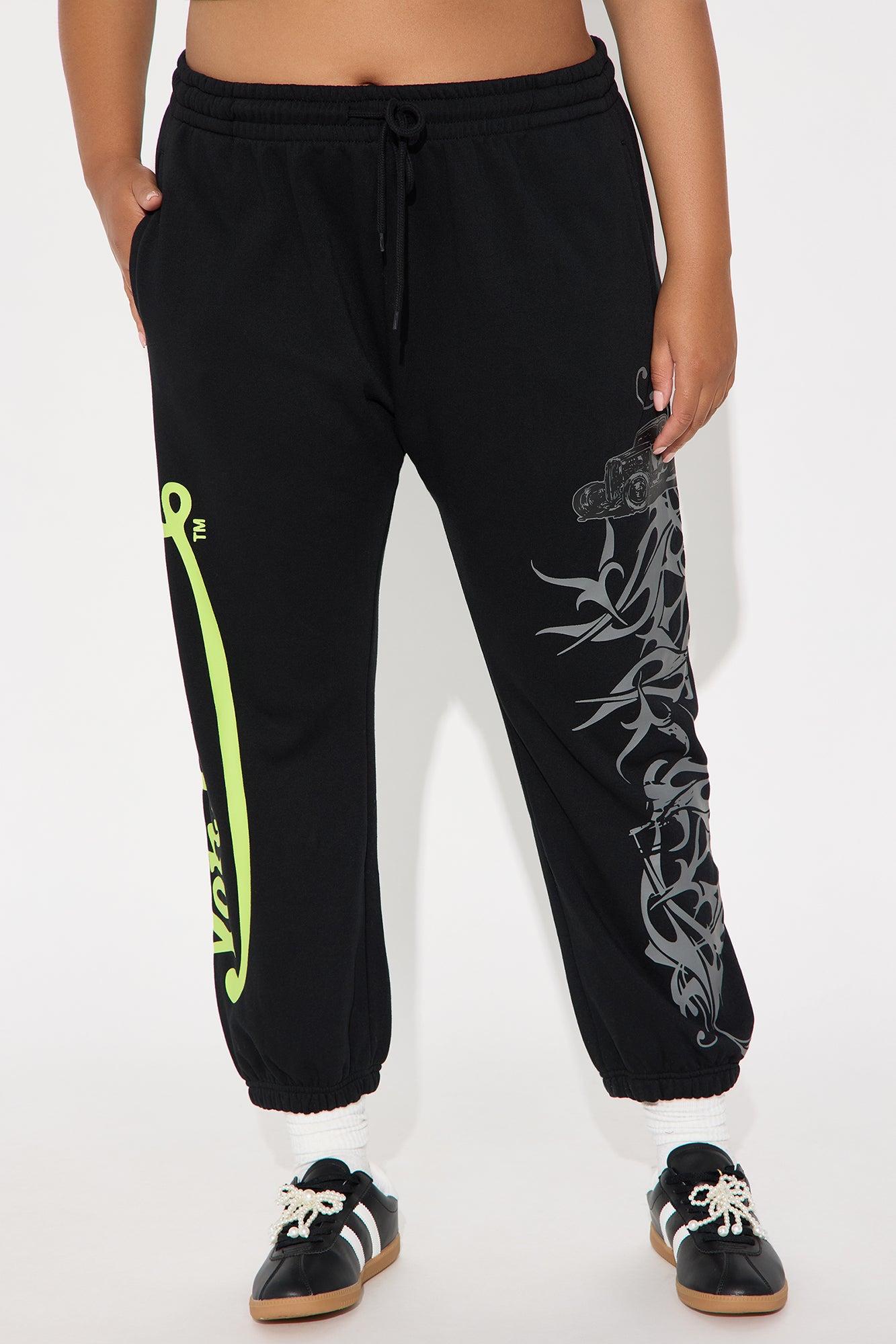 Von Dutch Car Show Jogger - Black/Green Product Image