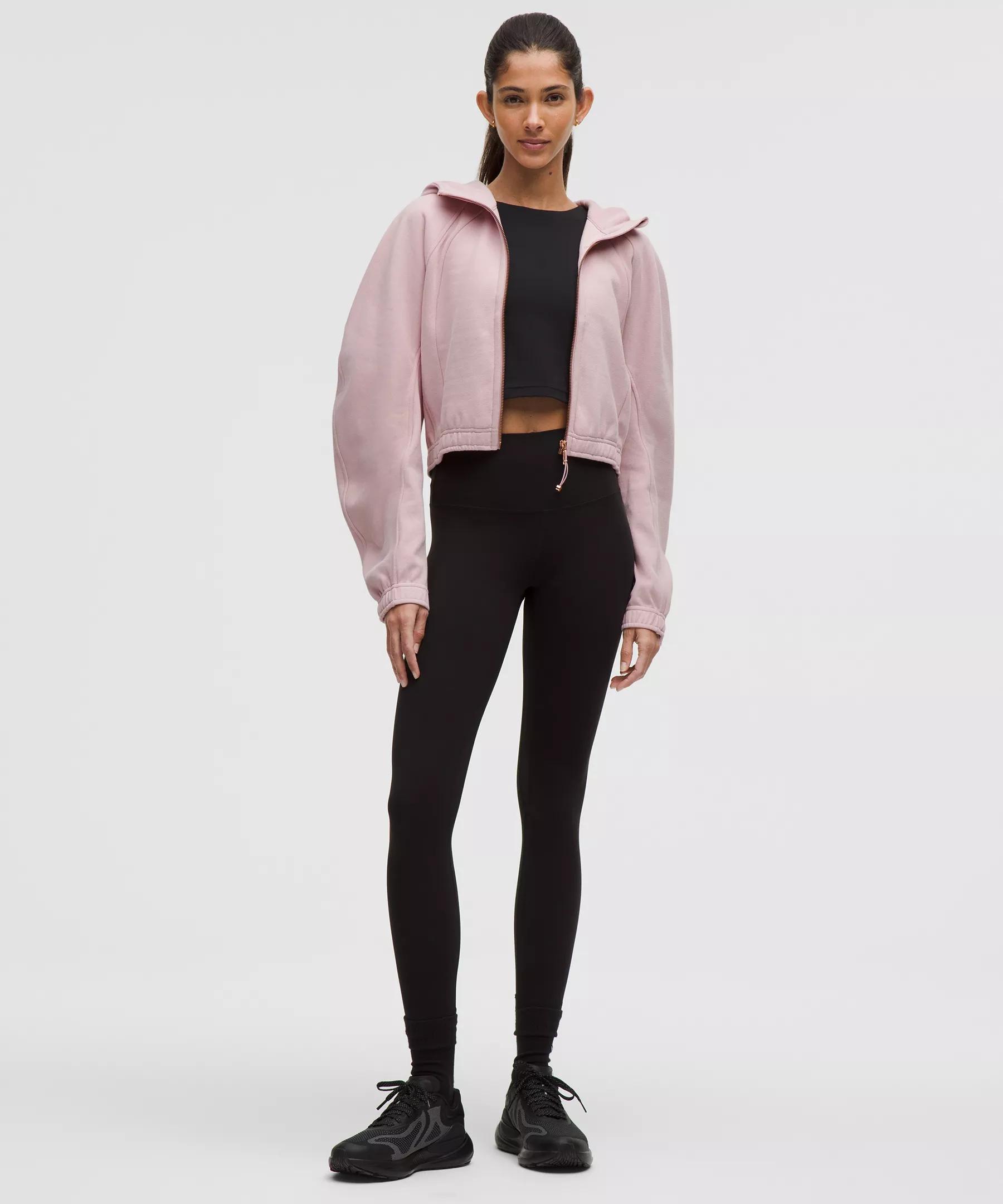 Scuba Full-Zip Cropped Hoodie Product Image