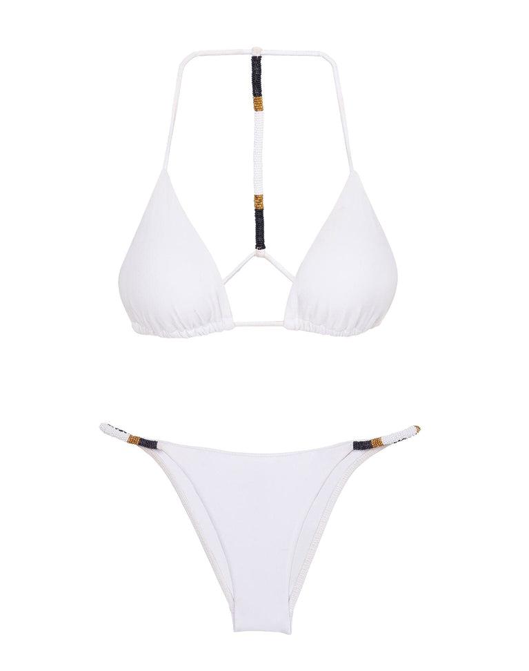 Ella Triangle Top - White Product Image