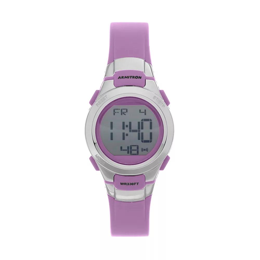 Armitron Women's Sport Digital Chronograph Watch, Size: Small, Purple Product Image