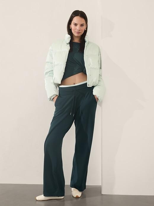 Summit Cropped Shine Puffer Product Image