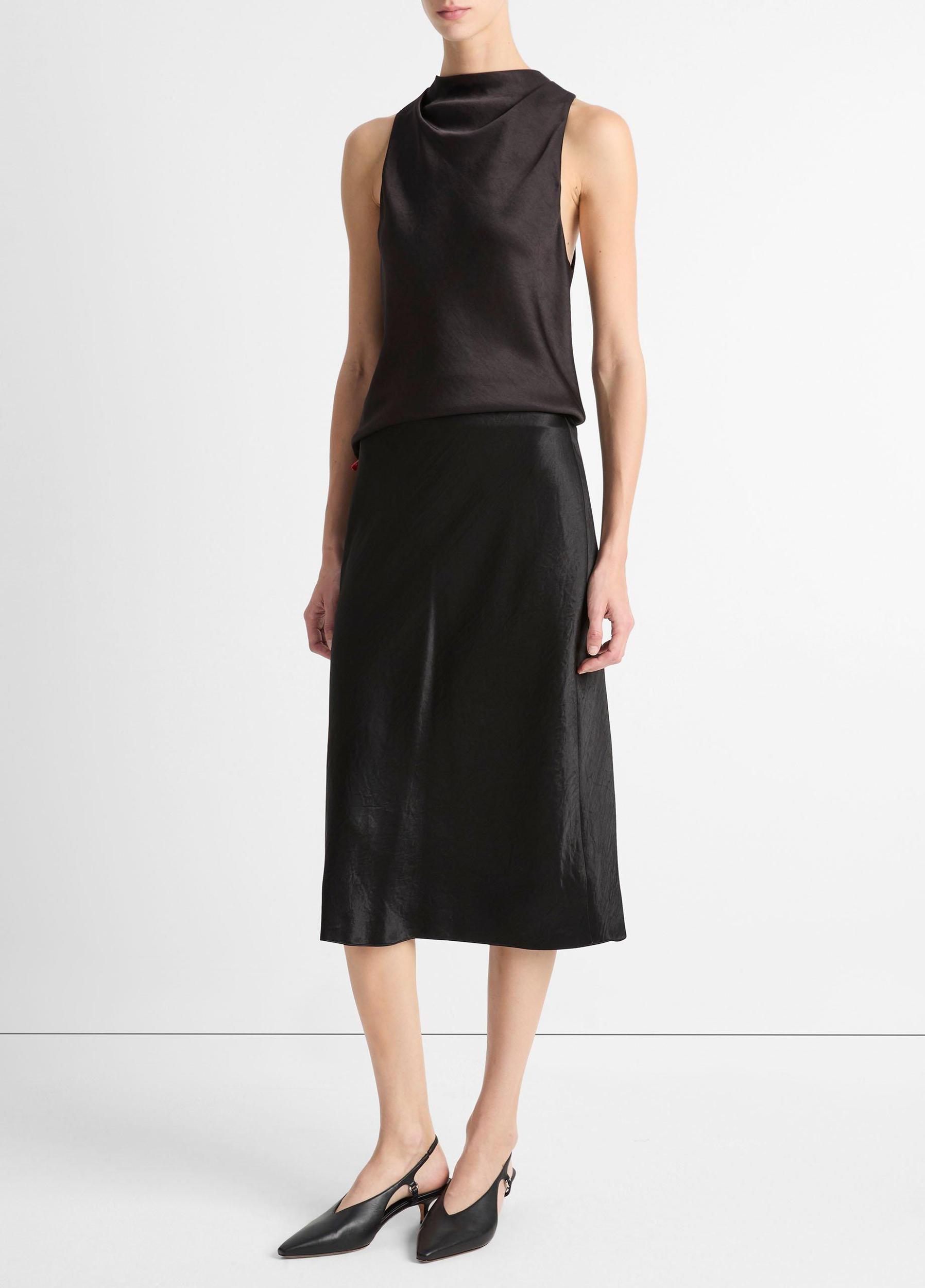 Satin Slip Skirt Product Image