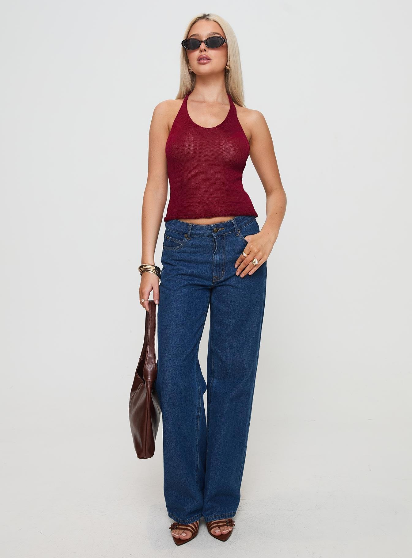 Priscilla Top Red Product Image