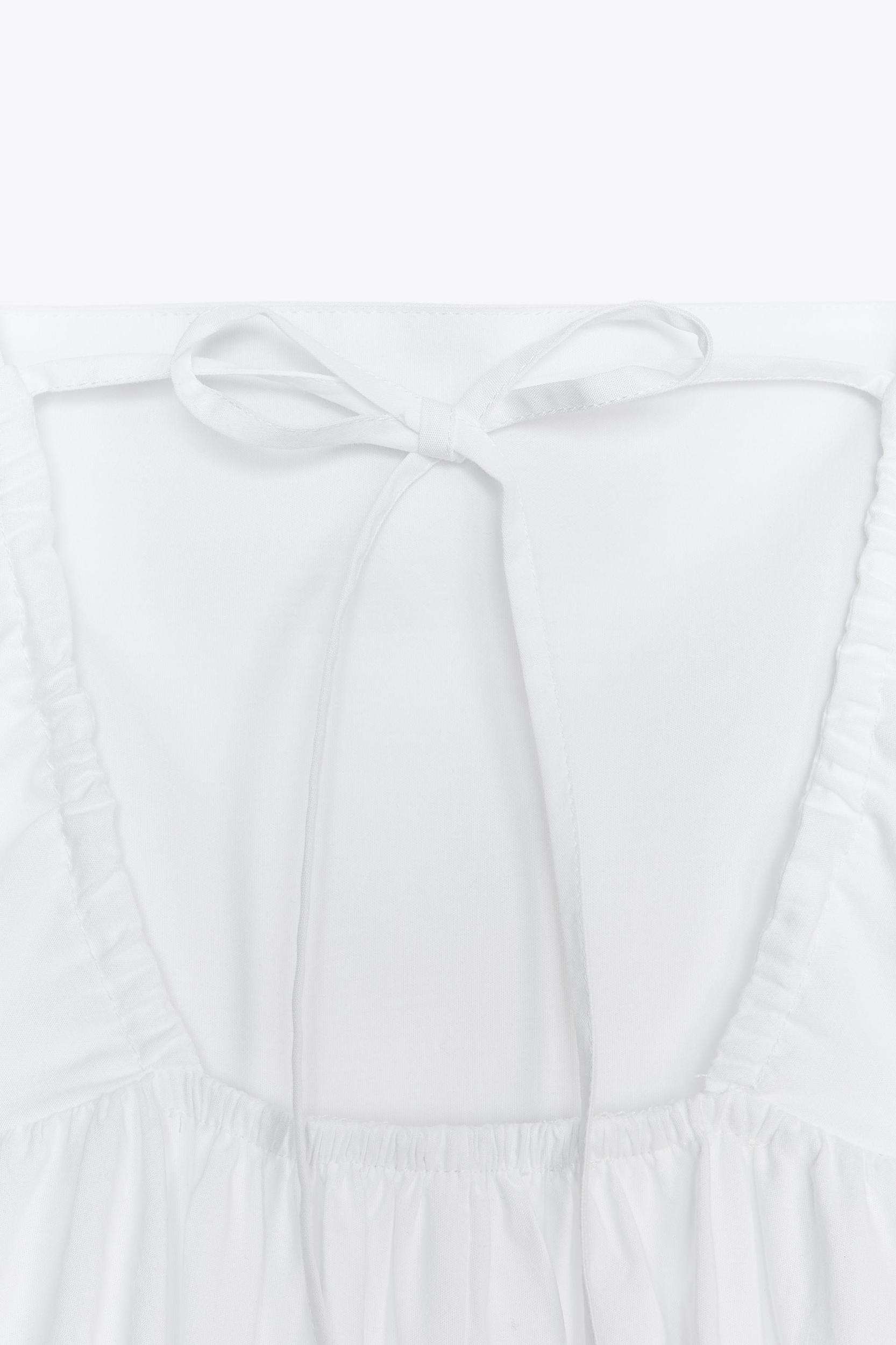 POPLIN PANEL MIDI DRESS Product Image