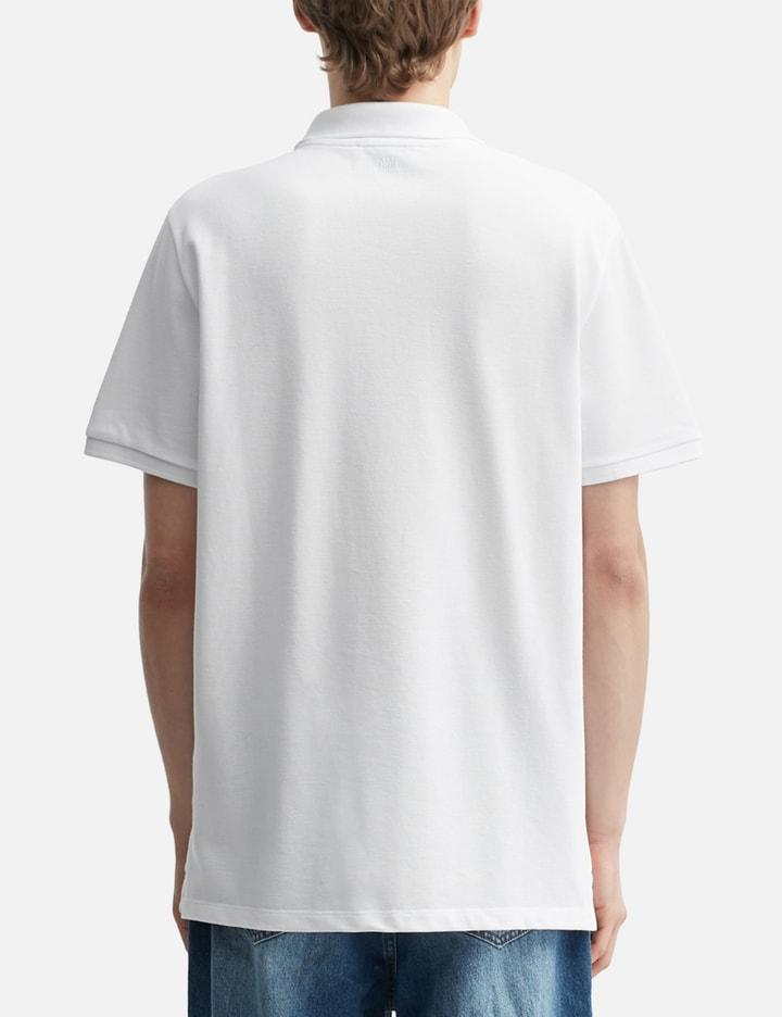 White Cotton Ami de Coeur Polo Product Image