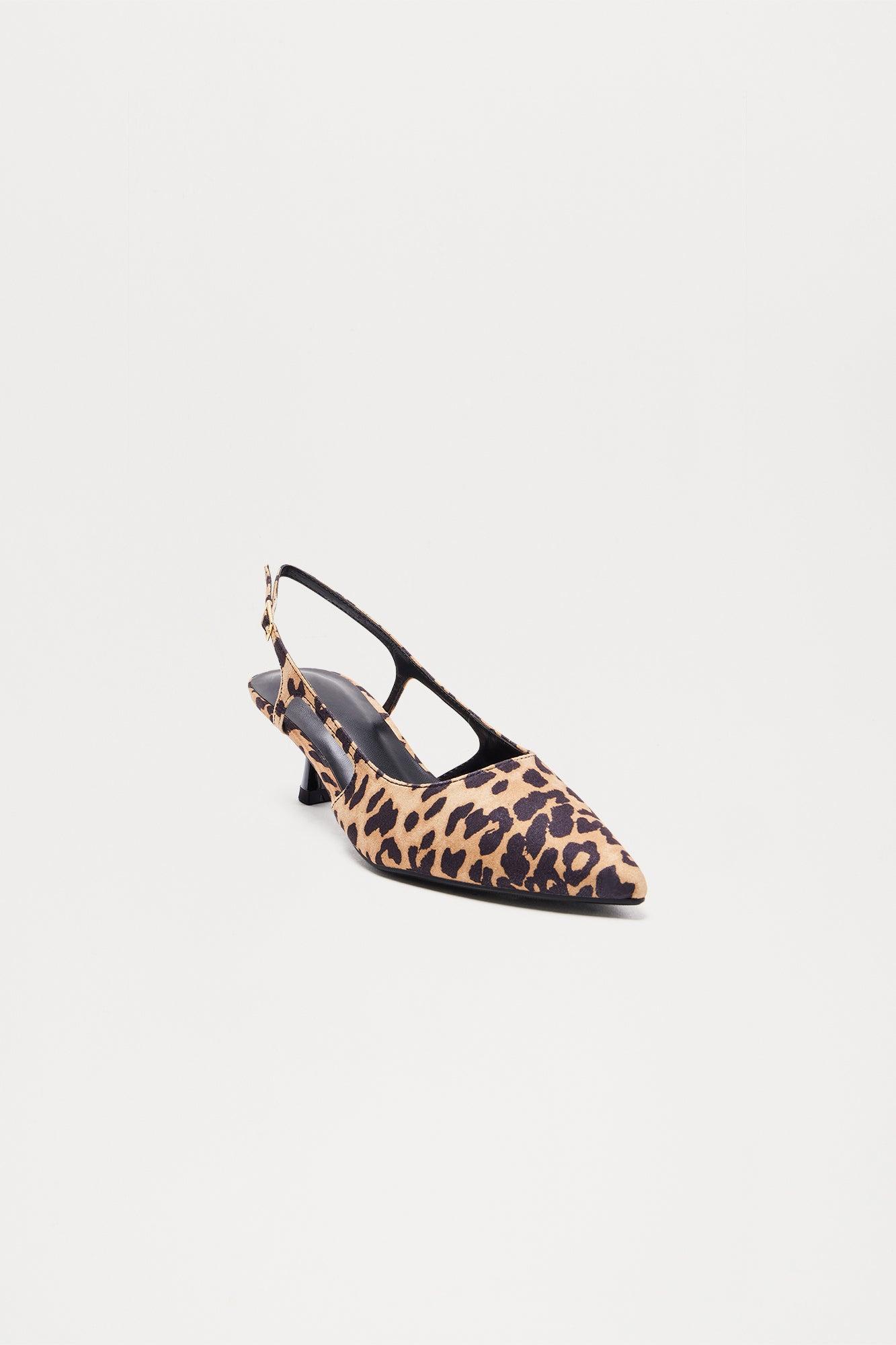 Whitley Kitten Heel Pumps - Leopard Product Image